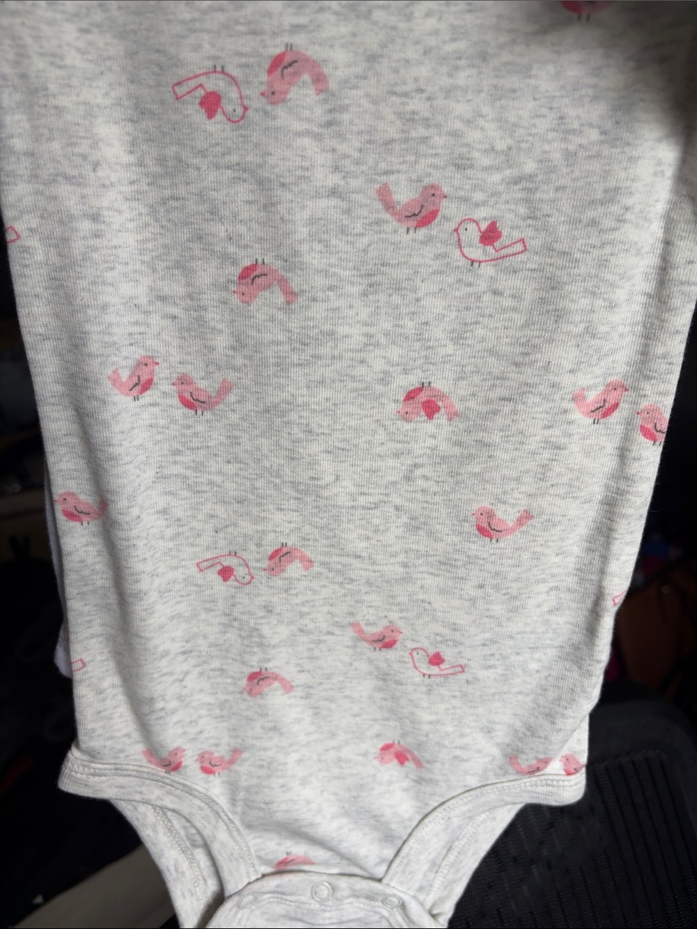 Carter's Mint Green Floral Embroidered Baby Bodysuit - Picture 3 of 6